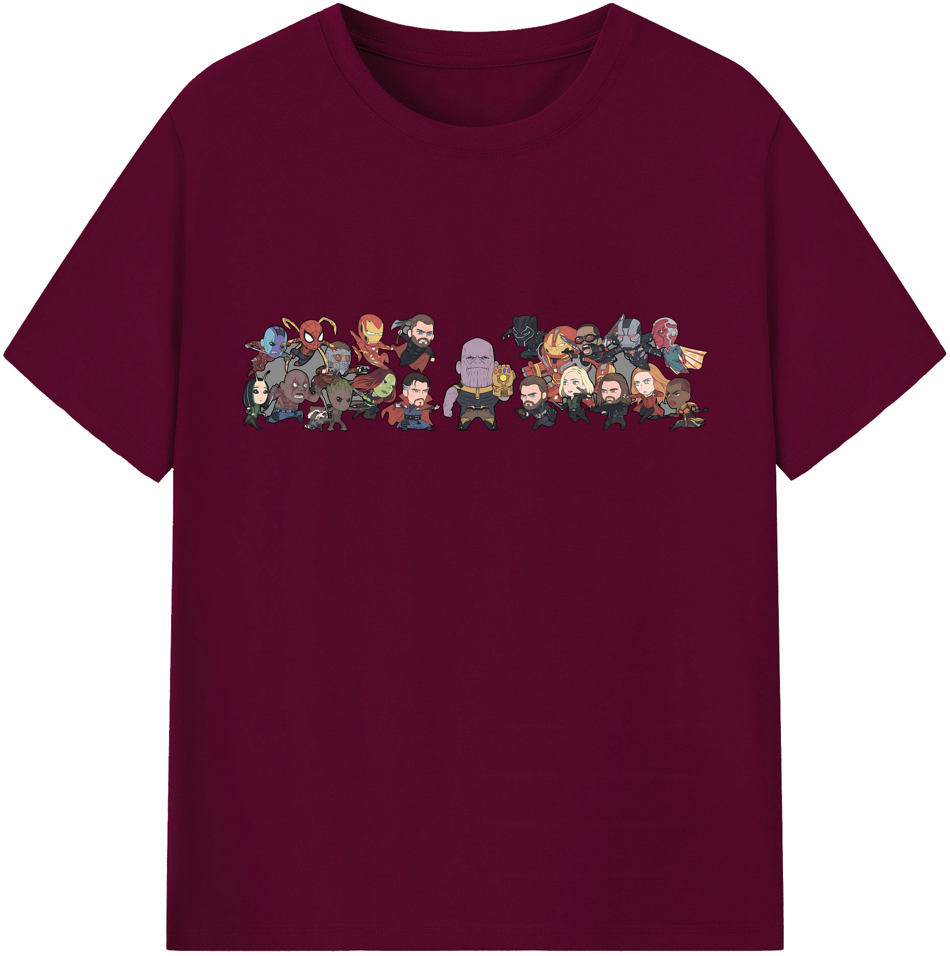 （画像用） アベンジャーズ The Avengers レディースカジュアルプリントTシャツ（綿100％）